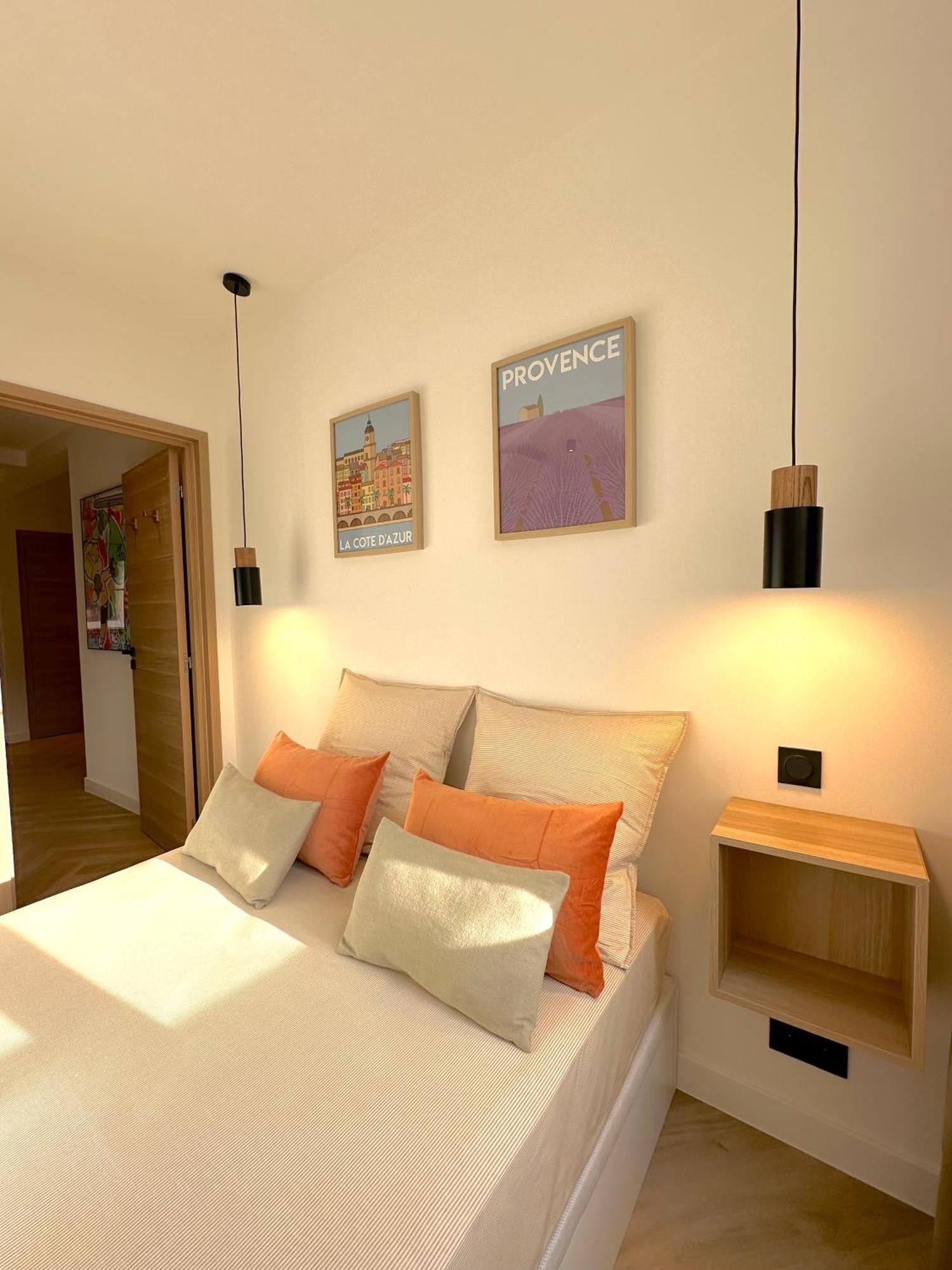 Monaco # Menton - 6 Persons - 2 Bedrooms - Full Renovated - Private Parking - Hypercenter - Clim - Beach And Sun Luaran gambar